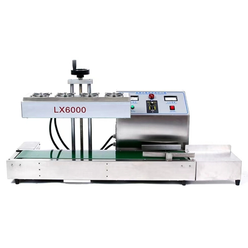 Band Sealer Horizontal Solid Ink Coding Continuous Aluminum Foil Heat Plastic Bag Sealing Machine