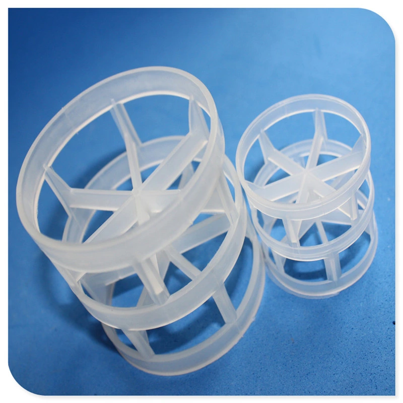 PP PVDF PVC CPVC PTFE Pall Ring Used in Absorption Tower