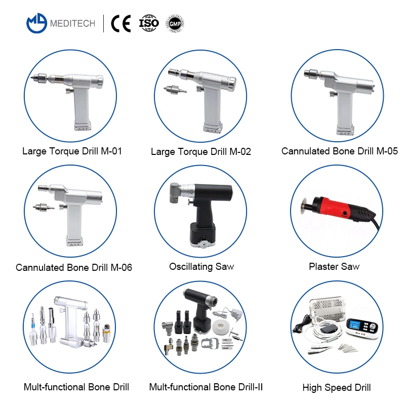 Medical Power Drill Electric Drill Reciprocating Saw Orthopedic Surgical Instruments