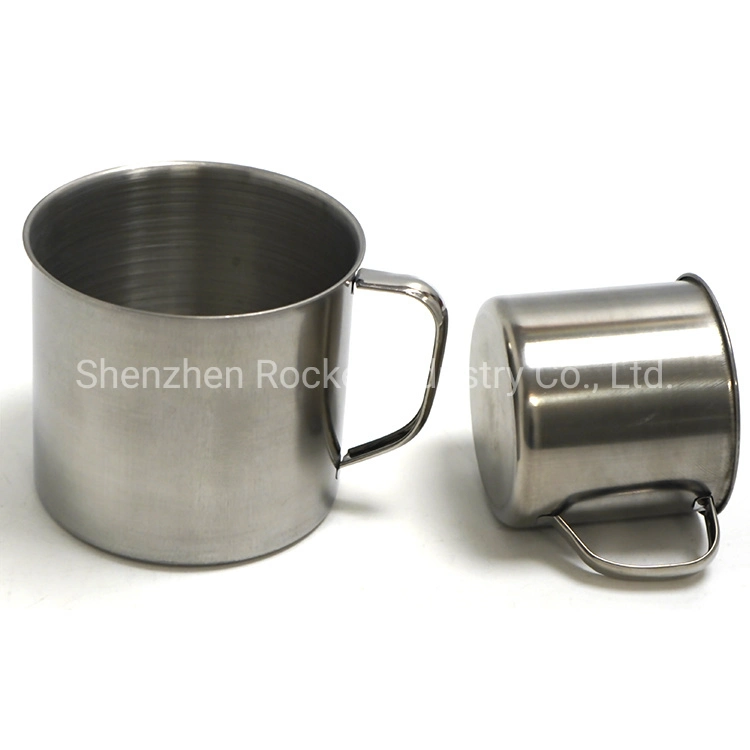 Logotipo personalizado metal Chocolate con Leche Leche té agua cerveza Copa de Tazas tazas de acero inoxidable