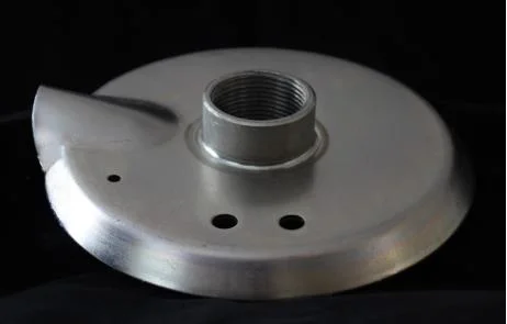 Plaque de base en acier galvanisé pour pompe de puits