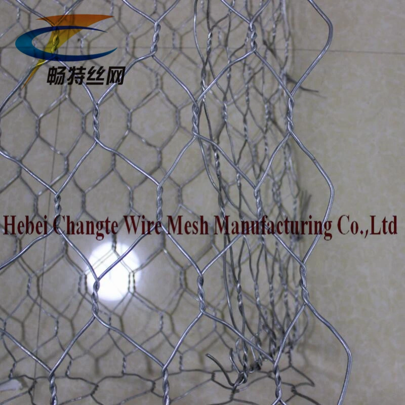 PVC Coated Galvanized Hexagonal Wire Netting for River Channel