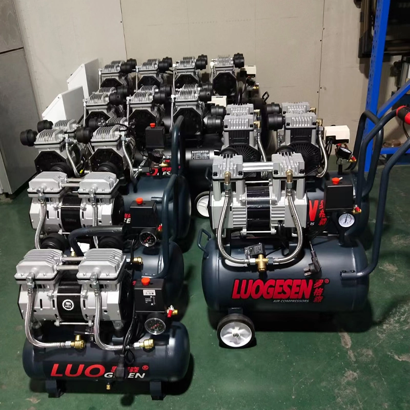 Used Car Mini Single Max Free AC Piston Movable Dust Brushless Blowing Dental Rotary Portable High Pressure Oilless Screw Part Oil Air Pump Compressor