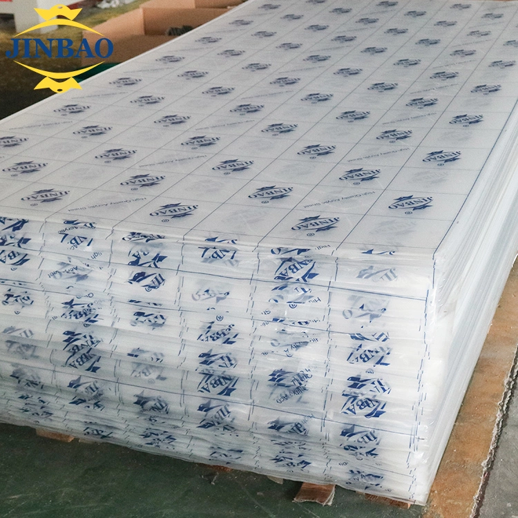 Jinbao Silk 2mm 3mm 4mm Screen Printing on PMMA Lowes Colored Perspex Clear Plastic Sheet Acrylic