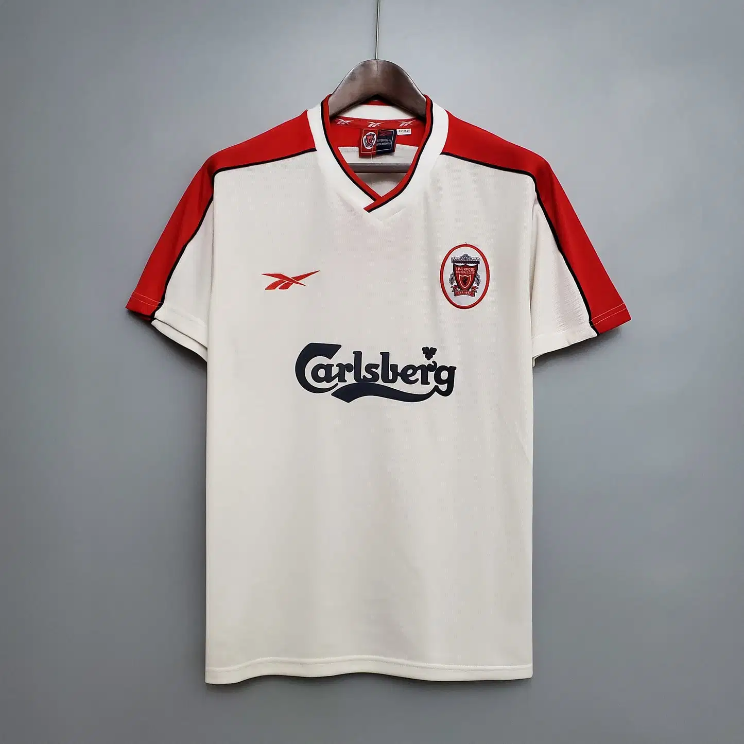 Dropshipping Wholesale camiseta de fútbol retro hígado--Camiseta de la piscina 1998/99 de la 2a equipación