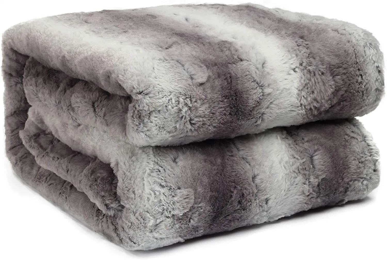 Cozy Faux Fur Throw Blanket Warm Fluffy Soft Plush Fuzzy