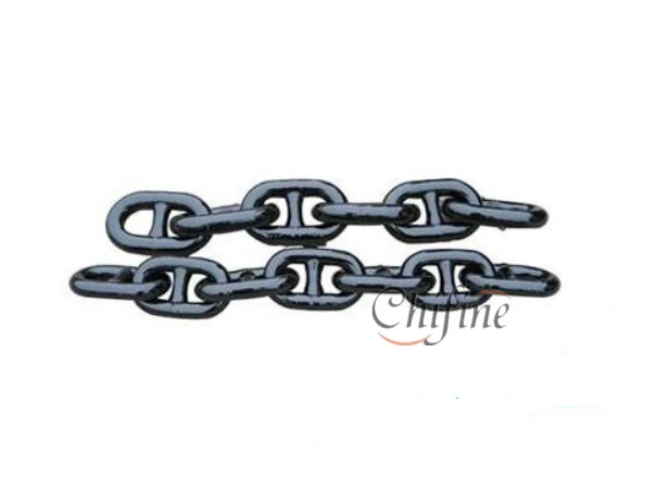 Three Ring Round Mining Link Chain