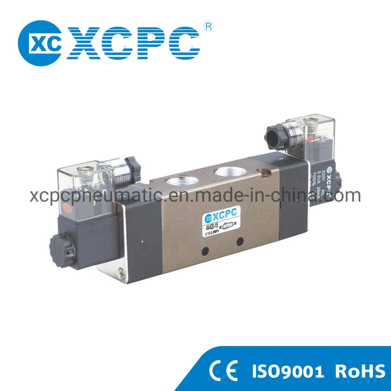 Xcpc Pneumatic Manufacturer China Supplier Airtac Type 3V420 Double Coil Electric Air Solenoid Valve