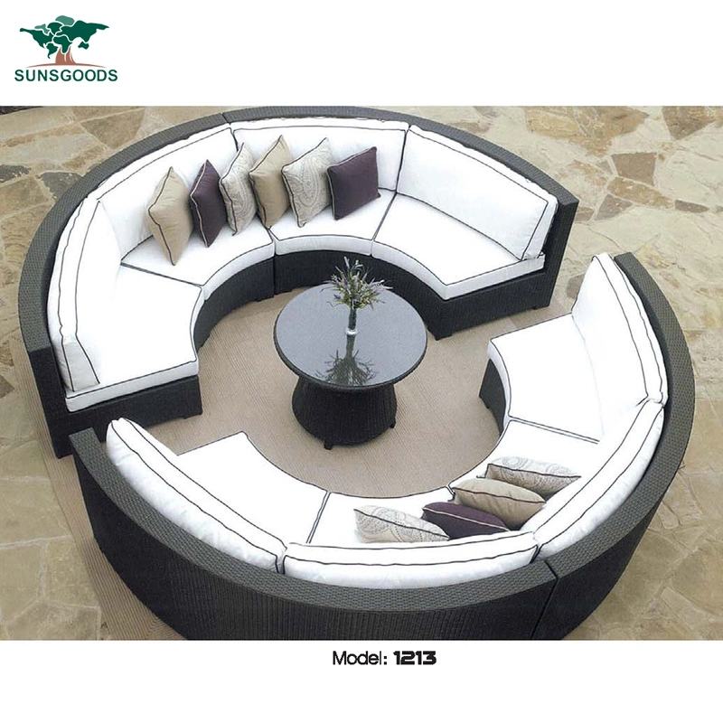 Wholesale/Supplierr Modern Furniture Chinese Garden Hotel Leisure Rope Corner Outdoor Furniture Set