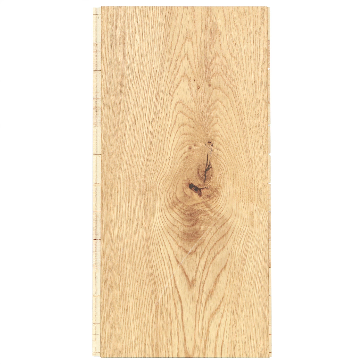 Large parquet en chêne à revêtement en bois de chêne blanc laque Foshan parquet