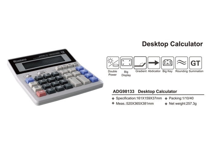 M&G Hot Sale Factory Direct 12 Digits Desktop Calculator with Large Computer Keys