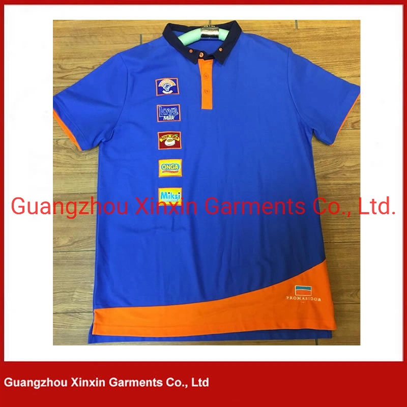 Custom-Made Polyester Breathable Men&prime; S Summer Polo Shirt (P05)