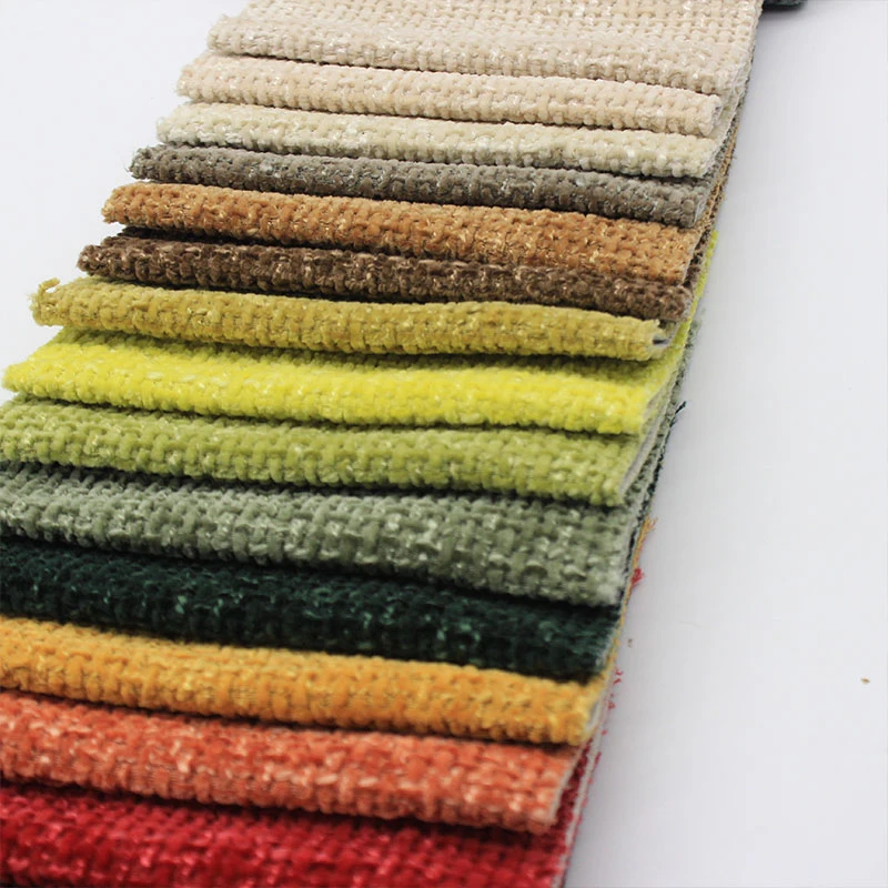 Home Textile Super Soft Chenille Polyester Sofa Fabric for Cousion and Furniture