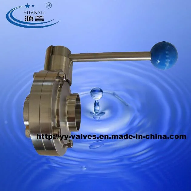 Sanitary Stainless Steel Butterfly Valve (100101)