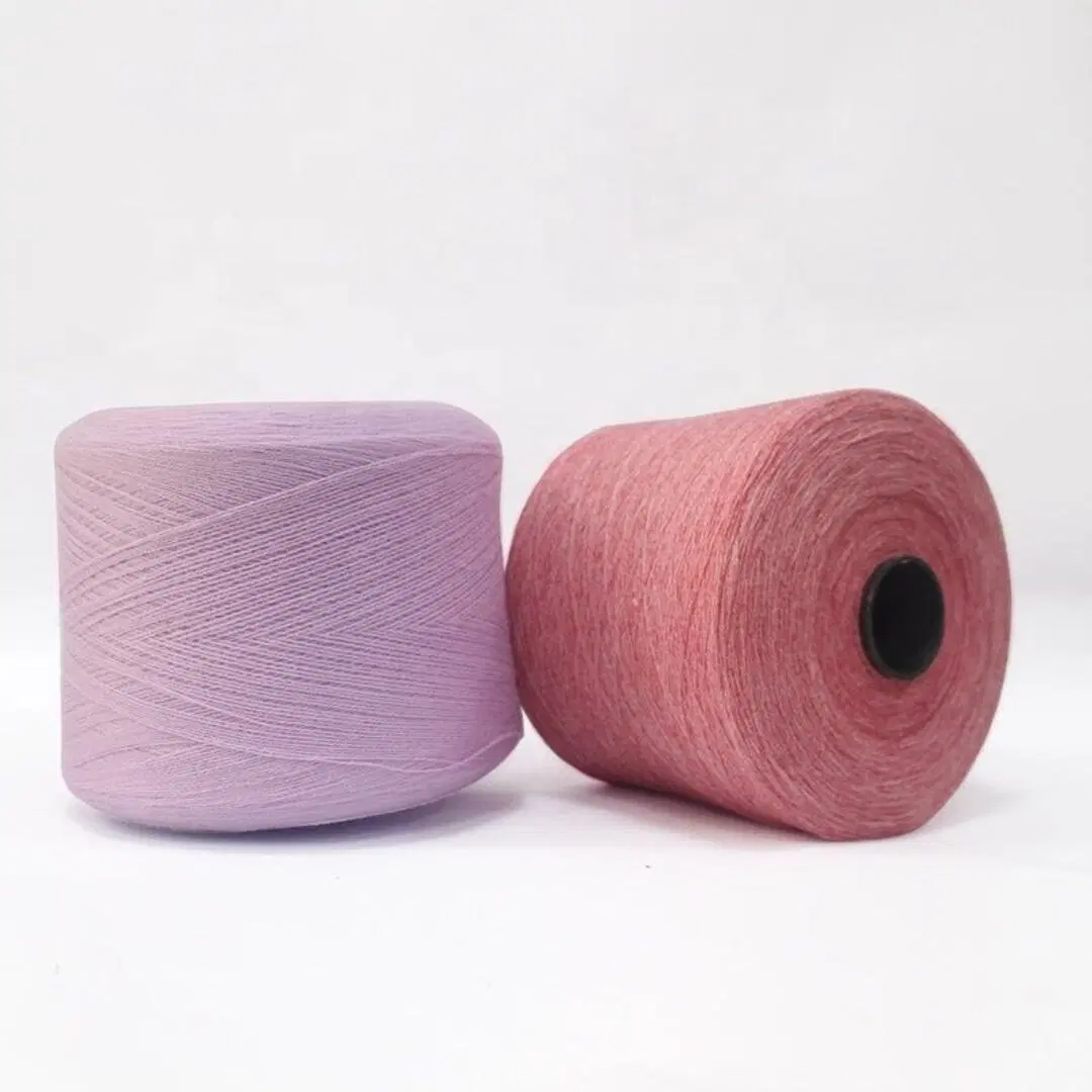 15 نانومتر 35%Lama 35%Wool 26%Nylon 4%spandex Wool Blend Yarn