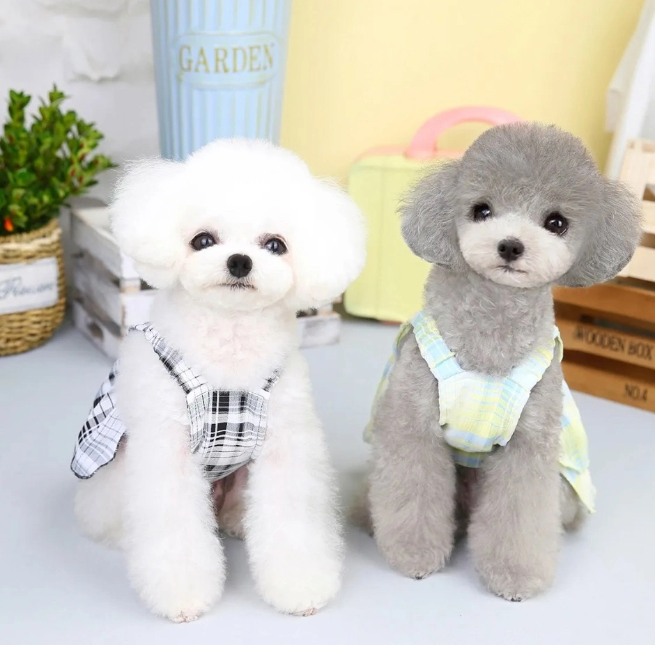 Pets Wholesale Dresses Sweet Design Party Wear Ruffle Dogs Dresses