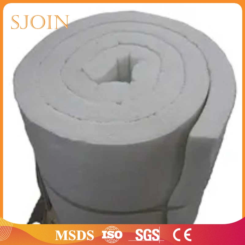 Refractory Material Insulation 1260 Thermawrap Insulation Ceramic Fiber Blanket Thermal Insulation Material for High Temperature Flue and Duct Bushing