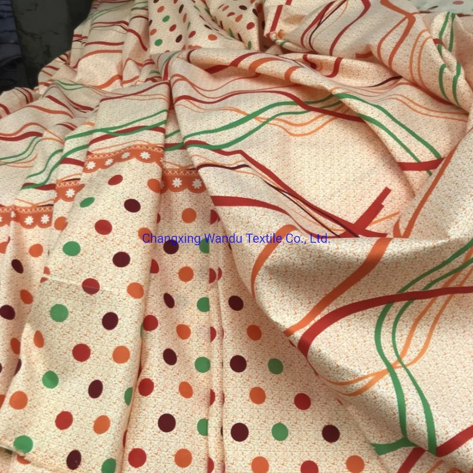 Pigment Printing, 100 Polyester Fiber Brushed Fabrics The Latest Pattern in June The Latest Orders From Africa Somalia Mali Burkina Faso.