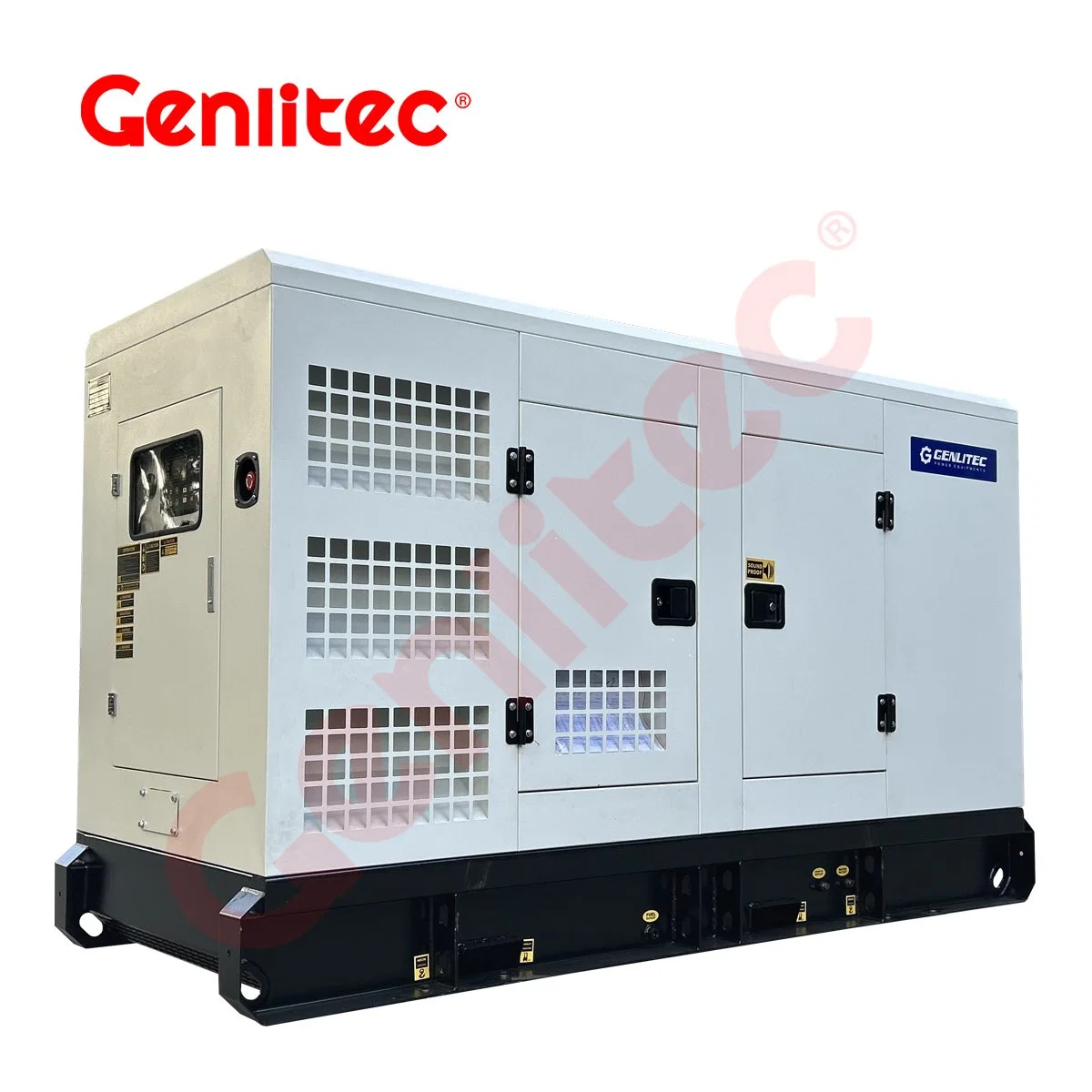 100 kVA 80kw de potencia del Pime 1104c-44tag2 Diesel Perkins generando con LEROY SOMER Alternador Stamford Genlitec