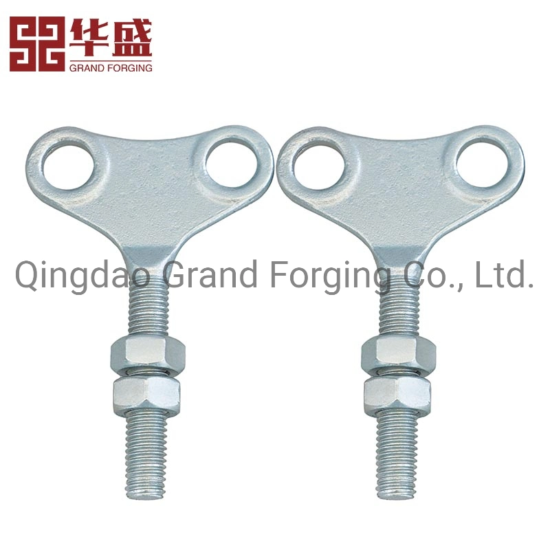 Hot Forged Carbon Steel Galvanized Heavy Industrial Lifting Wheel