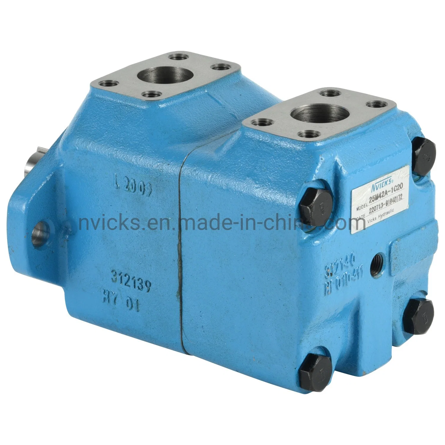 Eaton Vickers Moteur Hydraulique à Palettes 25m 35m 45m 50m Moteur Hydraulique à Couple Élevé