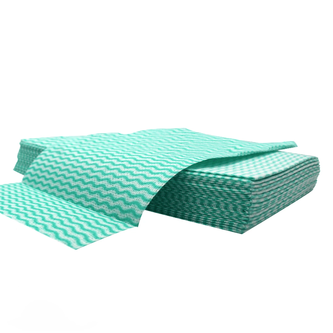 Folded Super Absorbent Nonwoven Disposable Kitchen Cleaning Cloth Towel