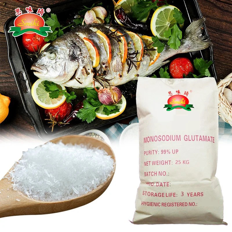 Le glutamate monosodique Msg additif alimentaire dans les plats