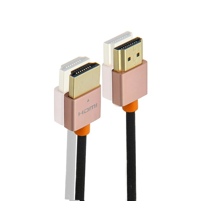 2.0 4K Portable Slim 3.6mm Gold Super Soft PS3 Small HDMI Cable Super Slim HDMI Cable