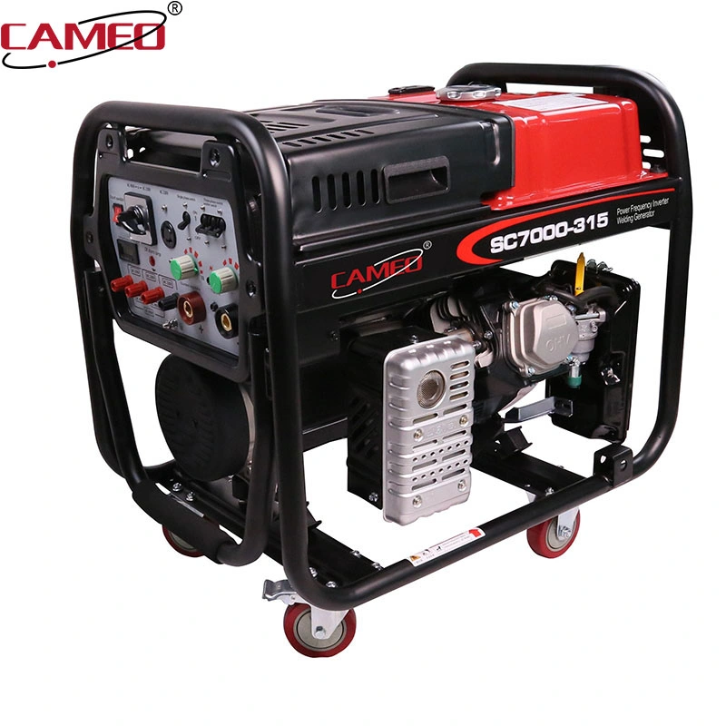 Good Quality 7kw 7kVA Gasoline Gas Powered Welder Generator