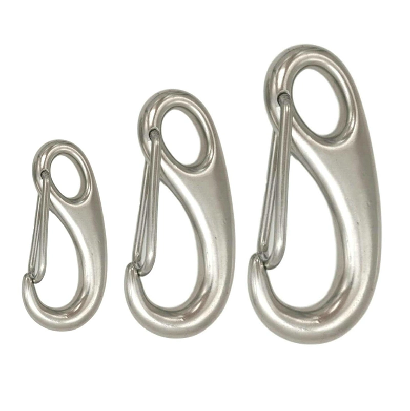 50mm Stainless Steel Spring Clasp Snap Hook Clips