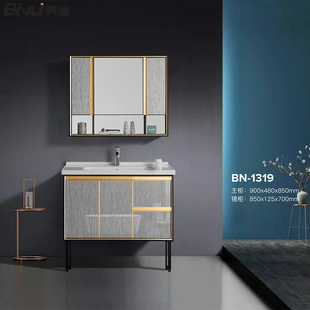 Manufacturer Customized High End Ceramic Furniture Modern Bathroom Vanity