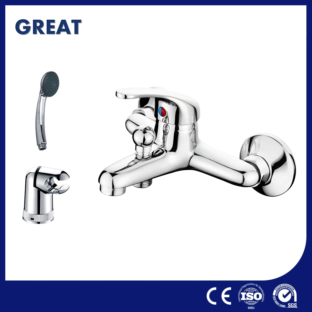 Great Bathroom Faucet Modern Manufacturers Bathtub Faucet with Hand Shower Gl8803A23 Chrome Single Lever Bath Faucet Water Flow Smoothly Mobile Home Tub Faucet