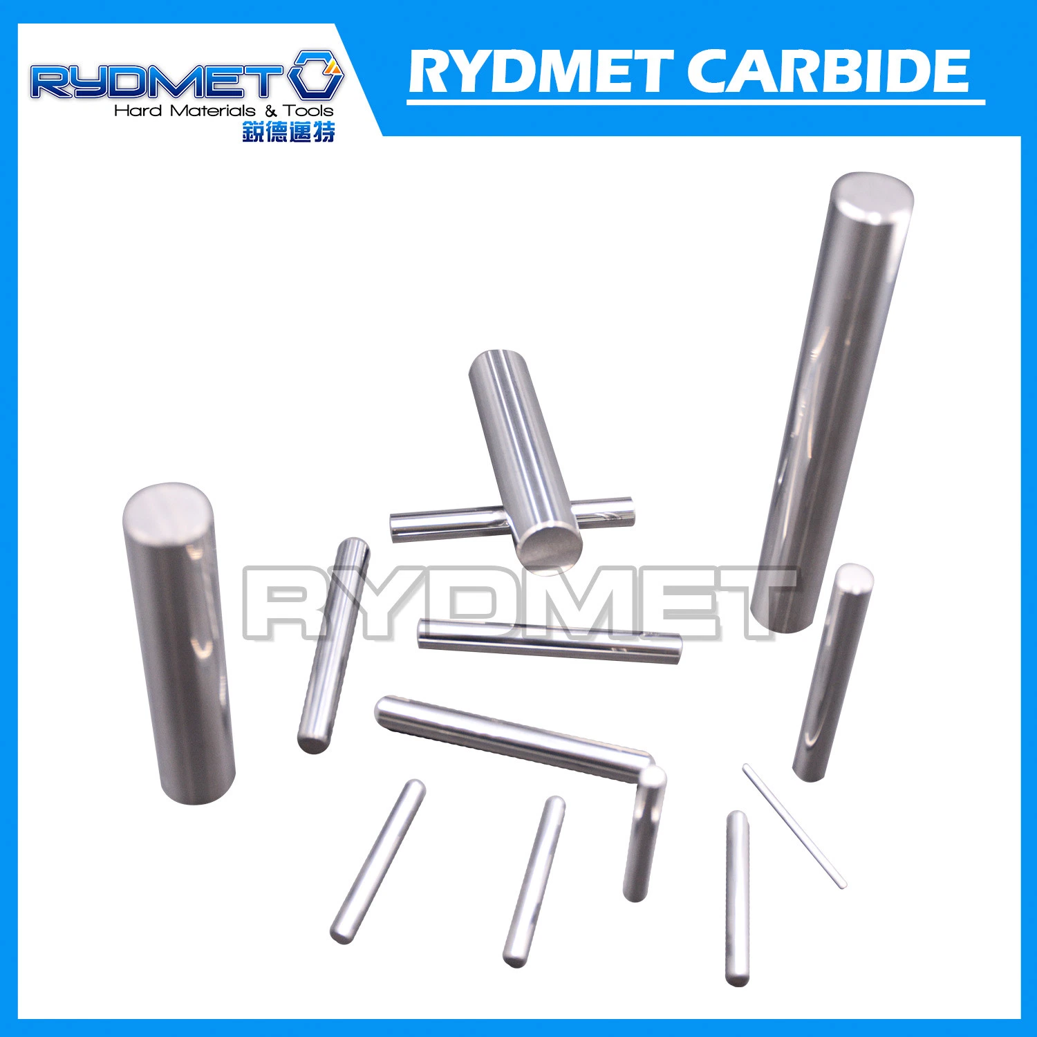 Rydmet Rd10f Rd12f Carro de carburo cementado de tungsteno redondo