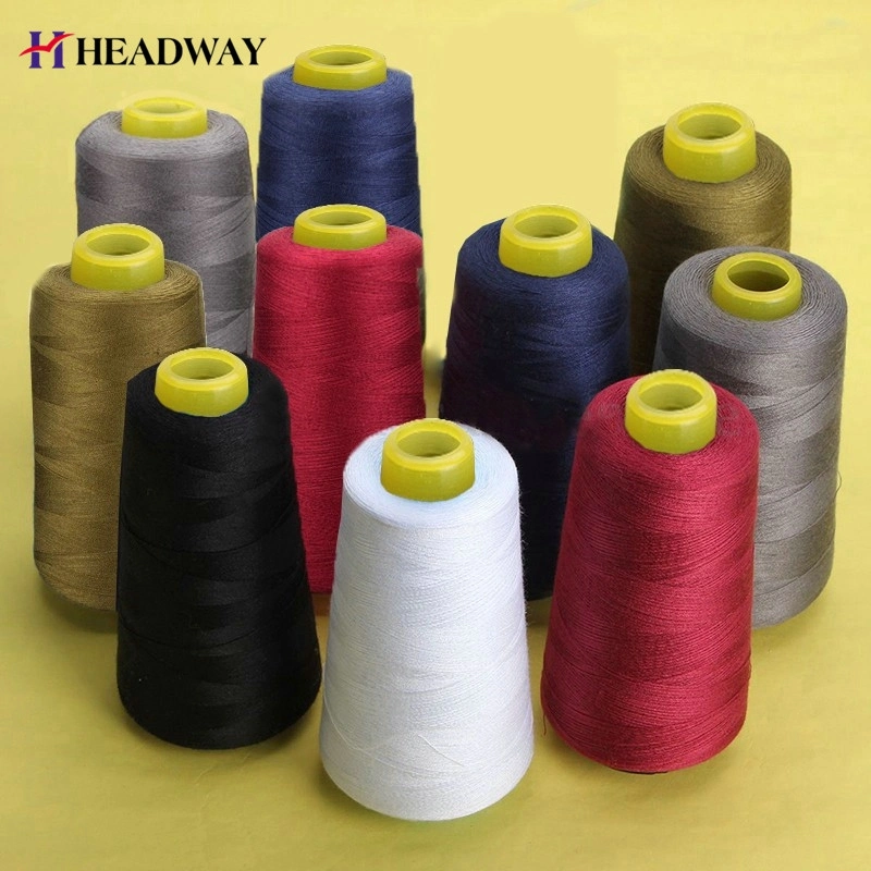 Dyed High quality/High cost performance  Sewing Thread 100% Spun Polyester Colored Sewing Thread Manufacturer in China 100% Spun Polyester Yarn "Ready for Export"