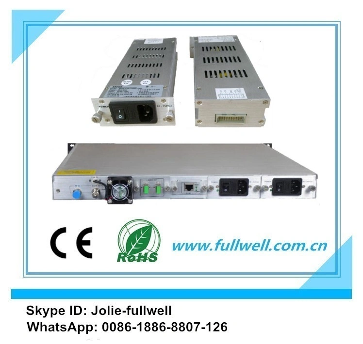 Réseau HFC, CATV modulée émetteur optique externe de 70km (FWT-1550ES-2X7)