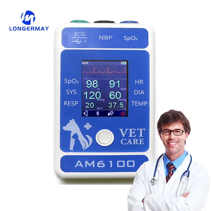 Monitor de Pressão Arterial instrumentos veterinários Pet Health Monitor multiparamétrico