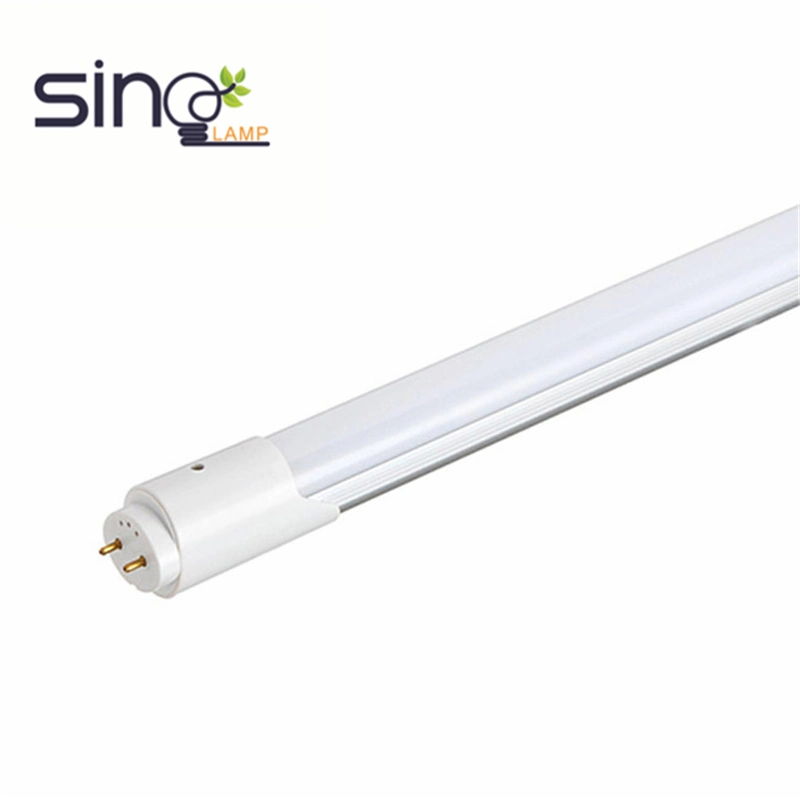 LED Tube Light T8 AC85-265V 22W Glass Tube with Plastic Cap