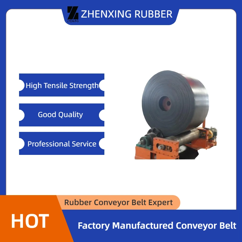 Ep Nn Fabric Ply DIN Grades Black Rubber Conveyor Belt Factory Price with Quality Warranty Flat Belt for Mine/Quarry/Cement Conveyor System