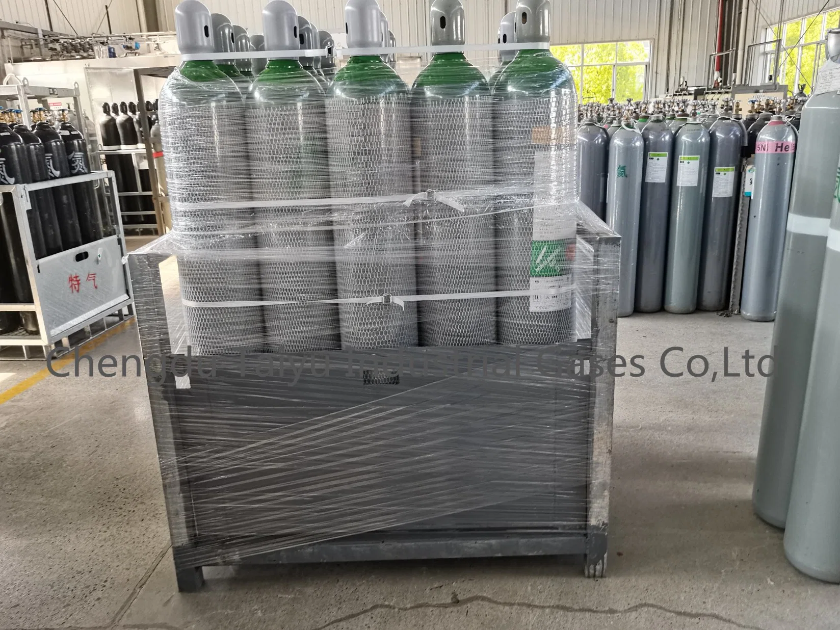 High Pressure 47L Argon 150bar Gas Cylinder Industrial 99.999% Argon Gas