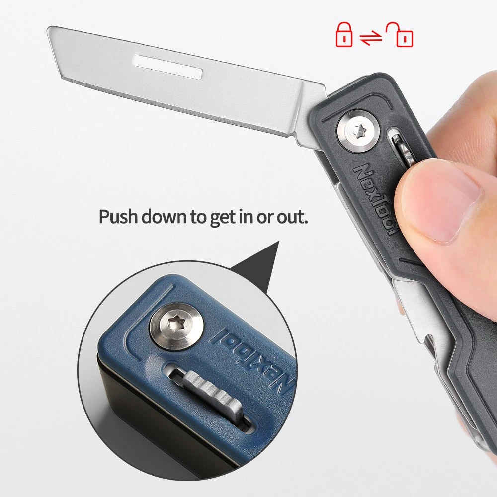 Nextool Outdoor Hardware Pocket Folding Knife with SIM Card Needle