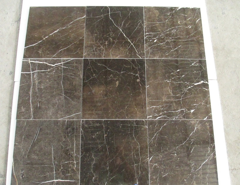 Chinese Coffee Brown Marble for Interior Flooring/Wall Facade/Countertop/Tile/Kitchen Countertop/Slab