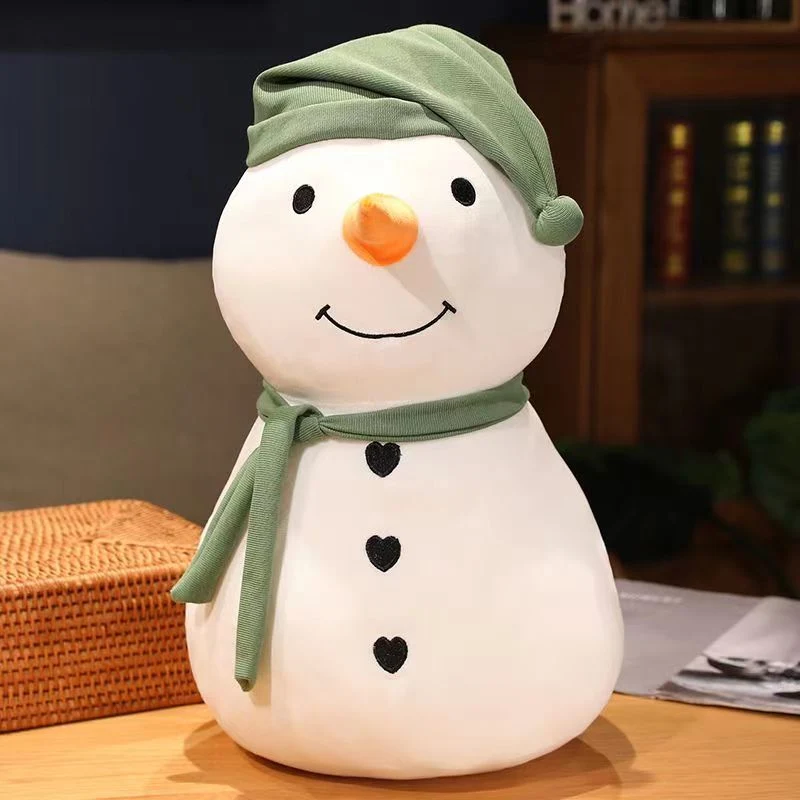 Muñeca de muñeco de nieve, muñeca de juguete de muñeco de muñeco de nieve de gran tamaño, adornos de decoración de Navidad, regalos para niños