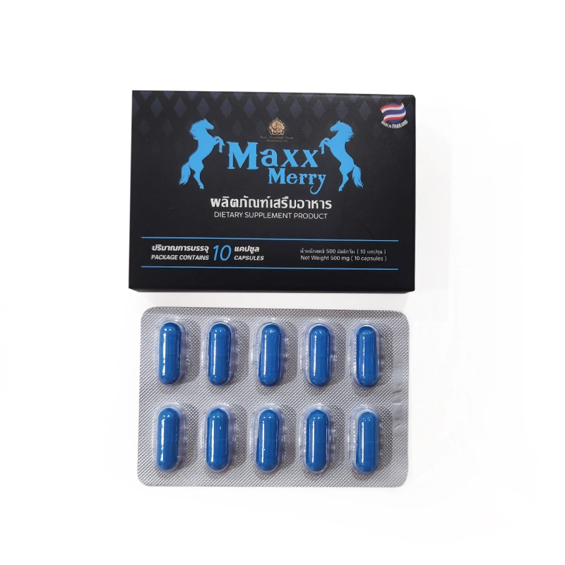 Herbal Supplement Natural Penis Enlargement Blue Pill Men's Erection