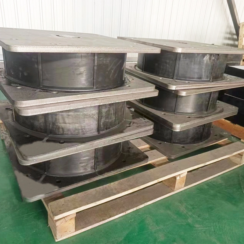 High Damping Laminated Lead Rubber Bearing for Bridges Construction