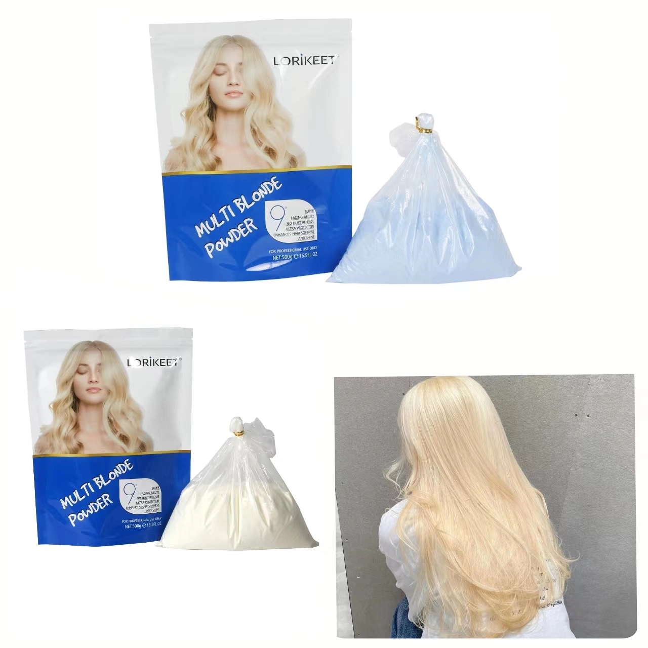 Private Label Salon Bleaching Powder for Hair, Lift up to 9/10/11 Level