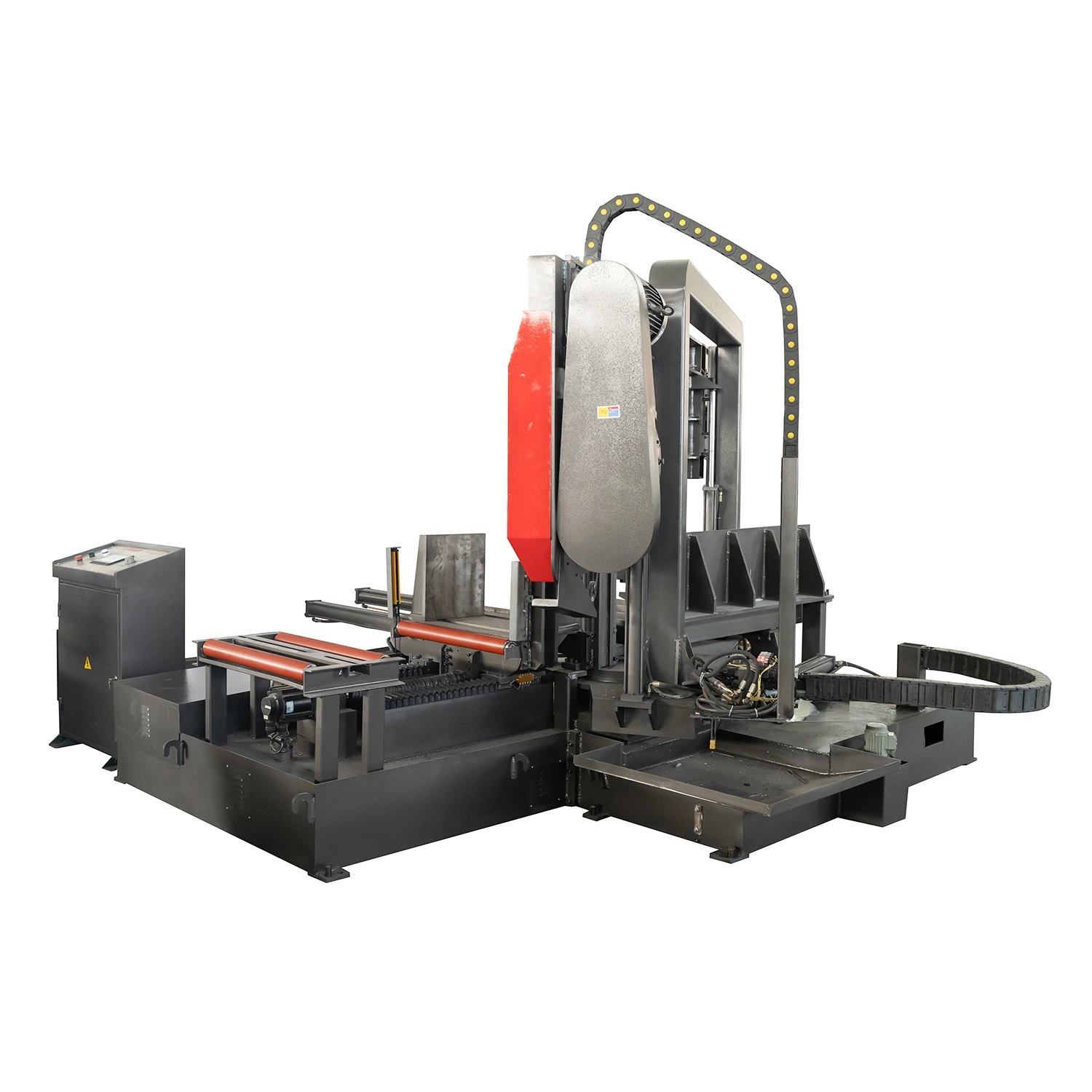 Automatic Horizontal Double Column Swival Angle Cutting Miter Band Saw