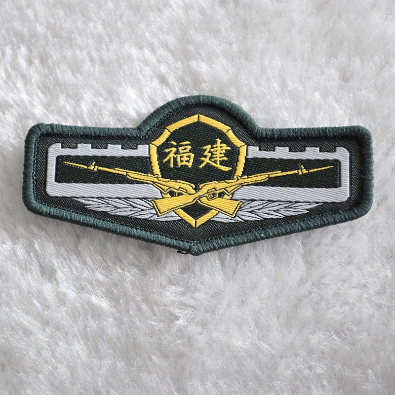 High quality/High cost performance  Woven Patch Shoulder Badge for Garment/Clothing/Apparel