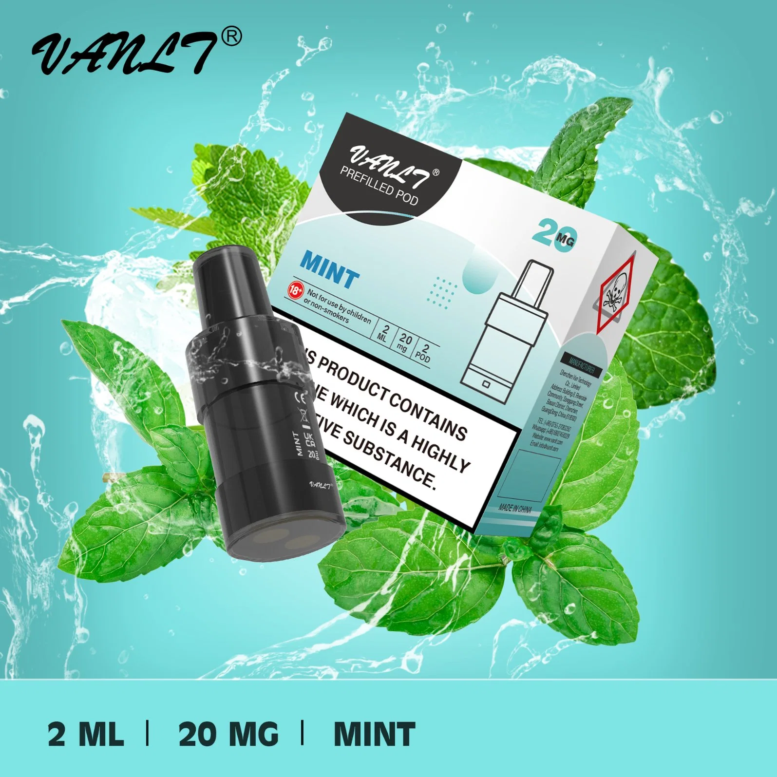 OEM Wholesale TPD compatible 2ml E-Liquid 2% nicotina desechable VAPE E-Shisha Pod