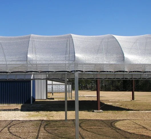 Outside Shading System Silver Aluminum Foil Reflective Flower Greenhouse Shade Net