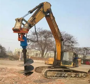 New Style Sells Well Earth Auger Excavator Drill for Electric Poles